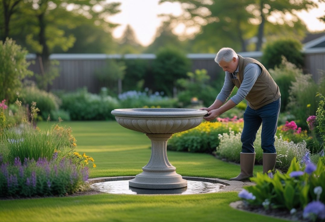 Saadan vaelger du det perfekte fuglebad til din have i Silkeborg